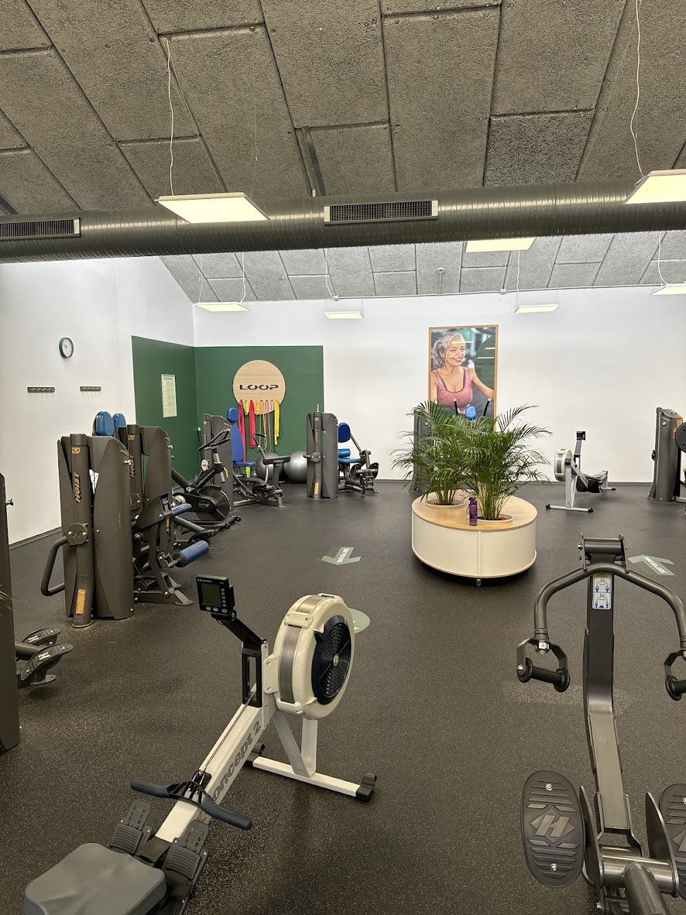 Træningsfaciliteter hos LOOP Fitness Slagelse